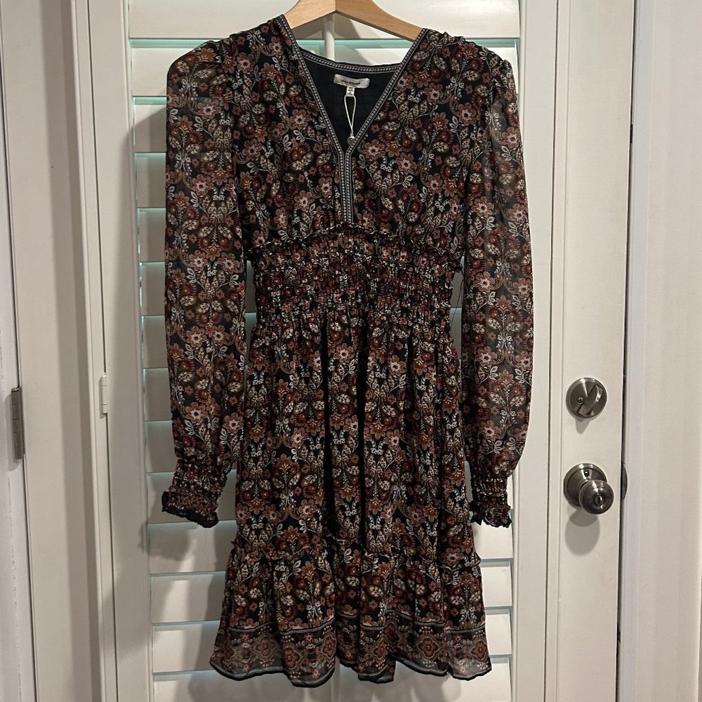 Max Studio V-Neck Floral Dress